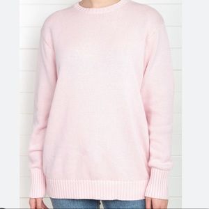 Brandy Melville brianna cotton sweater in pink